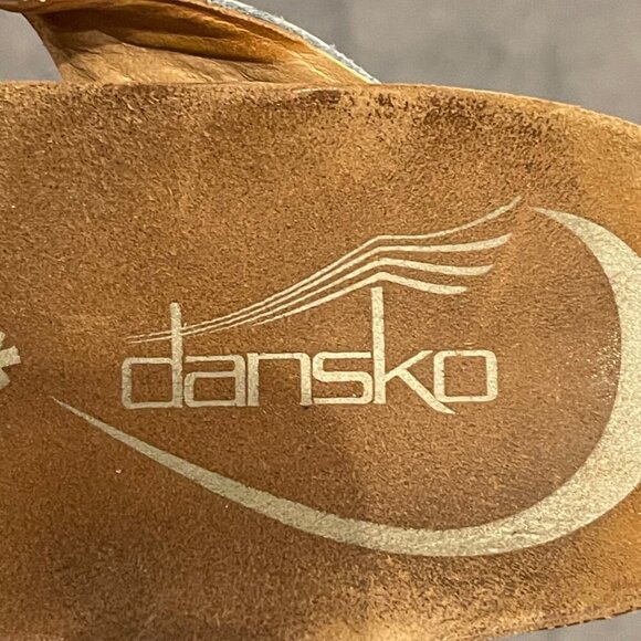 Dansko Women's Kai Sandals in Blue size 38, us 7.5 - Picture 6 of 8